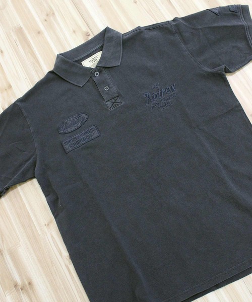 AVIREX(アヴィレックス)の「AIR RACING CLUB POLO SHIRT(ポロシャツ・メンズ・ブルーグレー/チャコールグレー/ホワイト・XXL/XL/M/L)」の10枚目の写真