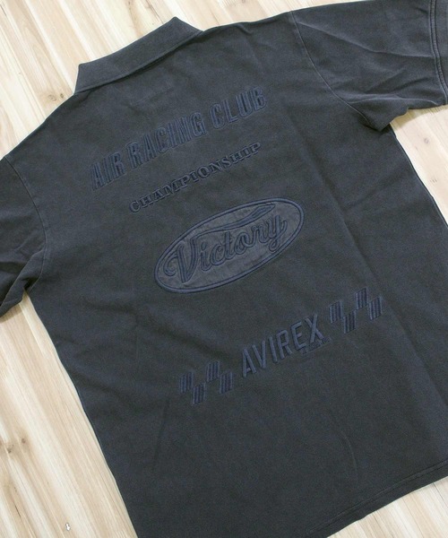 AVIREX(アヴィレックス)の「AIR RACING CLUB POLO SHIRT(ポロシャツ・メンズ・ブルーグレー/チャコールグレー/ホワイト・XXL/XL/M/L)」の11枚目の写真