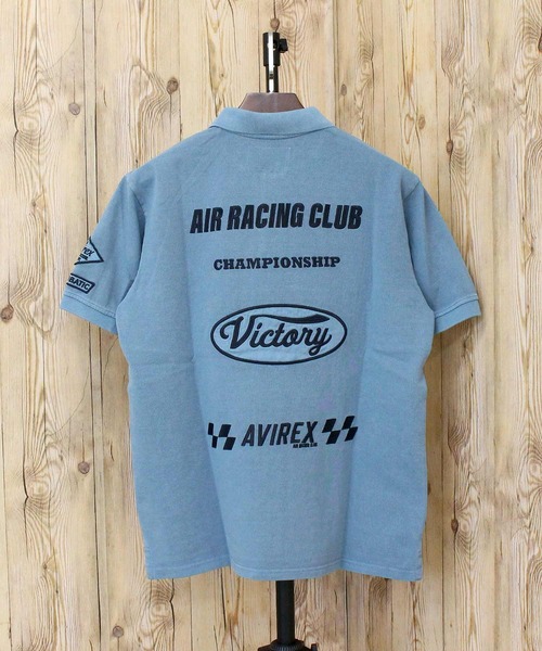 AVIREX(アヴィレックス)の「AIR RACING CLUB POLO SHIRT(ポロシャツ・メンズ・ブルーグレー/チャコールグレー/ホワイト・XXL/XL/M/L)」の13枚目の写真