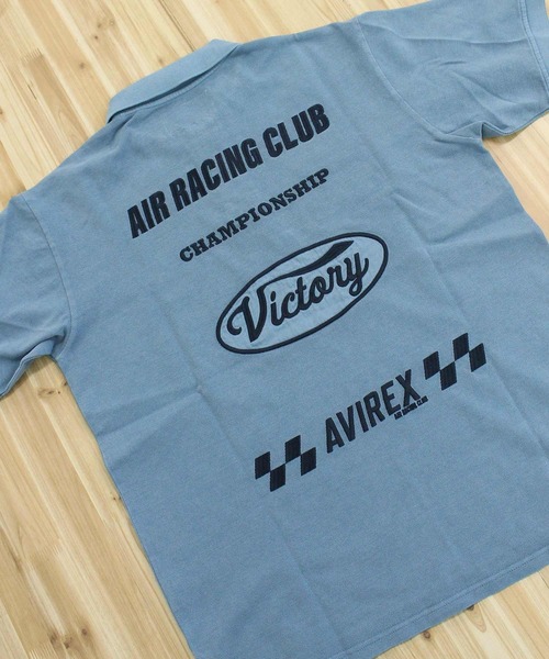 AVIREX(アヴィレックス)の「AIR RACING CLUB POLO SHIRT(ポロシャツ・メンズ・ブルーグレー/チャコールグレー/ホワイト・XXL/XL/M/L)」の15枚目の写真