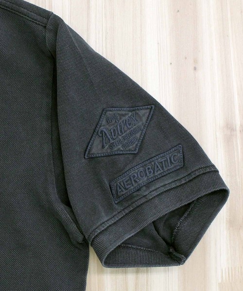 AVIREX(アヴィレックス)の「AIR RACING CLUB POLO SHIRT(ポロシャツ・メンズ・ブルーグレー/チャコールグレー/ホワイト・XXL/XL/M/L)」の20枚目の写真