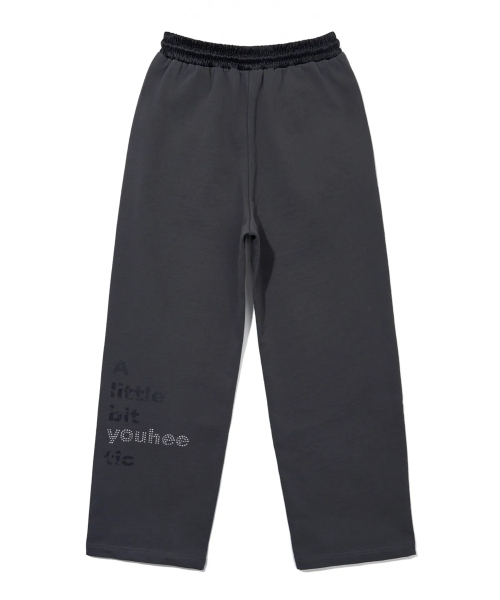 YOUHEE(ユヒ)の「YOUHEETIC HOTFIX SWEATPANTS_CHARCOAL(スウェットパンツ・レディース・その他・FREE)」の6枚目の写真