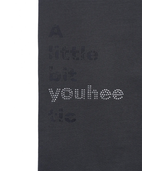 YOUHEE(ユヒ)の「YOUHEETIC HOTFIX SWEATPANTS_CHARCOAL(スウェットパンツ・レディース・その他・FREE)」の2枚目の写真