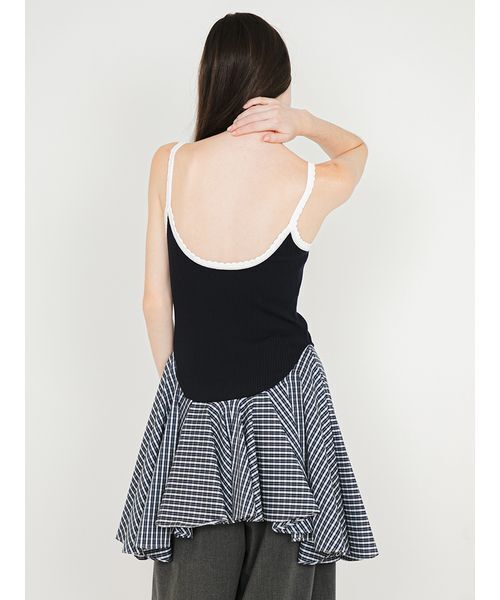 SORIN(ソリン )の「Frilled Hem Camisole/フリルヘム キャミソール(キャミソール・レディース・グレー/ダークネイビー/ブラック・38)」の19枚目の写真