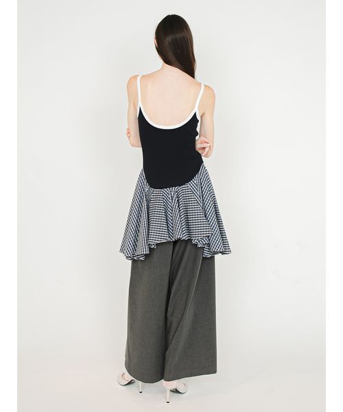 SORIN(ソリン )の「Frilled Hem Camisole/フリルヘム キャミソール(キャミソール・レディース・グレー/ダークネイビー/ブラック・38)」の16枚目の写真