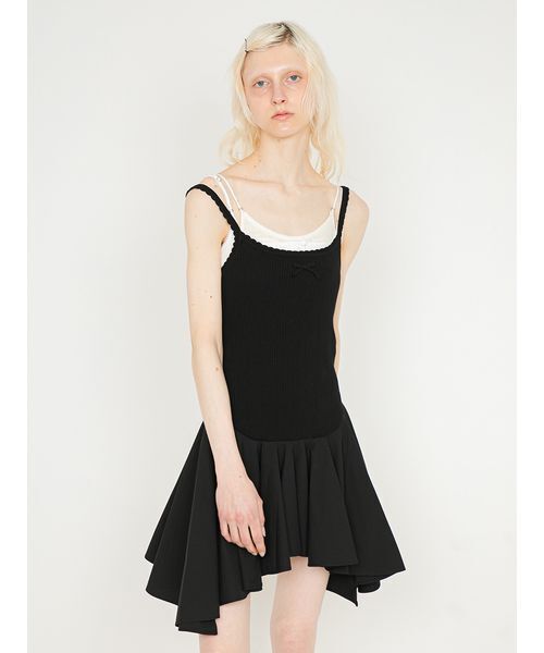 SORIN(ソリン )の「Frilled Hem Camisole/フリルヘム キャミソール(キャミソール・レディース・グレー/ダークネイビー/ブラック・38)」の12枚目の写真