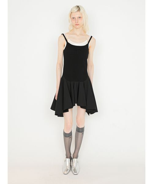 SORIN(ソリン )の「Frilled Hem Camisole/フリルヘム キャミソール(キャミソール・レディース・グレー/ダークネイビー/ブラック・38)」の9枚目の写真