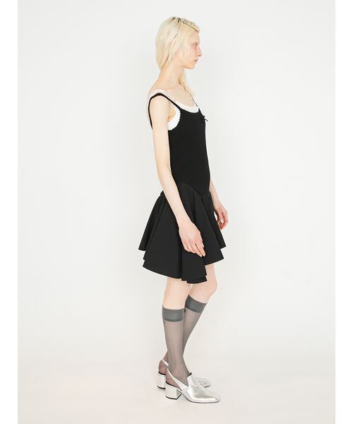 SORIN(ソリン )の「Frilled Hem Camisole/フリルヘム キャミソール(キャミソール・レディース・グレー/ダークネイビー/ブラック・38)」の7枚目の写真