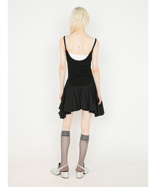 SORIN(ソリン )の「Frilled Hem Camisole/フリルヘム キャミソール(キャミソール・レディース・グレー/ダークネイビー/ブラック・38)」の6枚目の写真