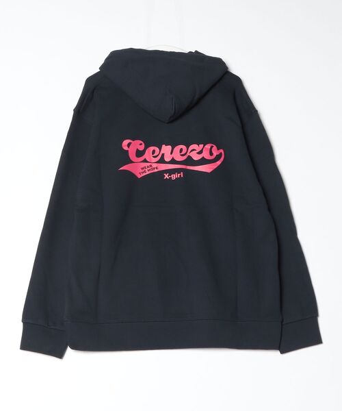 X-girl SPORTS(エックスガールスポーツ)の「CRZ O WE FAN GOODS SWEAT HOODIE/セレッソ大阪ヤンマーレディース(スウェット・メンズ・ネイビー/グレー・X-LARGE/LARGE/MEDIUM/SMALL/XX-LARGE)」の12枚目の写真
