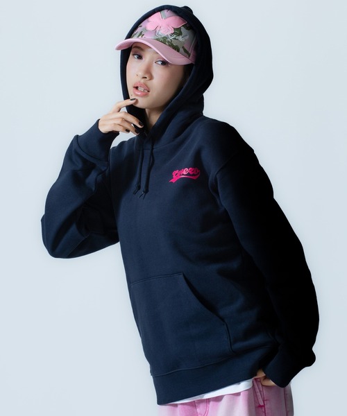 X-girl SPORTS(エックスガールスポーツ)の「CRZ O WE FAN GOODS SWEAT HOODIE/セレッソ大阪ヤンマーレディース(スウェット・メンズ・ネイビー/グレー・X-LARGE/LARGE/MEDIUM/SMALL/XX-LARGE)」の13枚目の写真