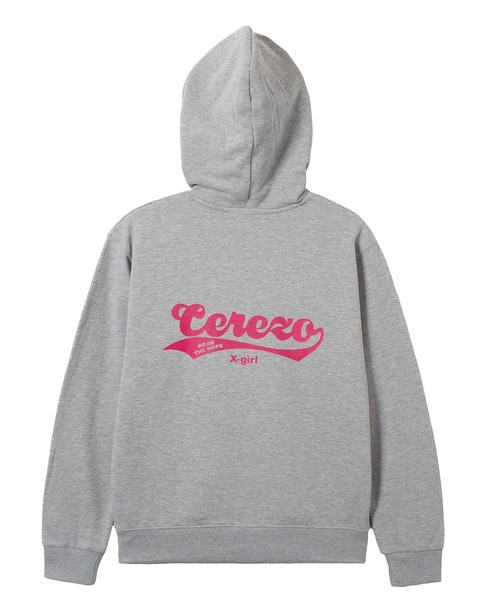X-girl SPORTS(エックスガールスポーツ)の「CRZ O WE FAN GOODS SWEAT HOODIE/セレッソ大阪ヤンマーレディース(スウェット・メンズ・ネイビー/グレー・X-LARGE/LARGE/MEDIUM/SMALL/XX-LARGE)」の6枚目の写真