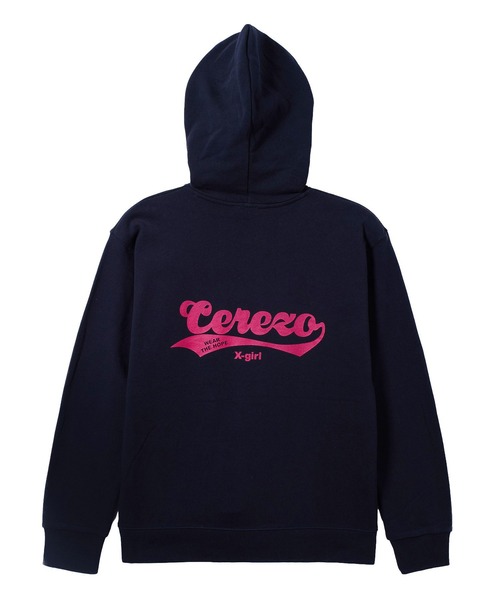 X-girl SPORTS(エックスガールスポーツ)の「CRZ O WE FAN GOODS SWEAT HOODIE/セレッソ大阪ヤンマーレディース(スウェット・メンズ・ネイビー/グレー・X-LARGE/LARGE/MEDIUM/SMALL/XX-LARGE)」の8枚目の写真