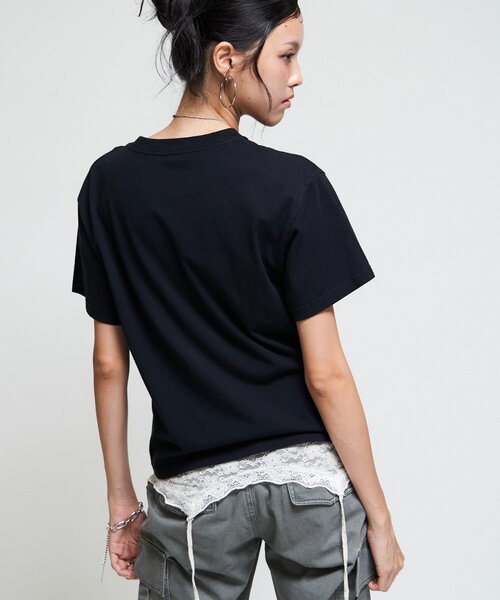 WHO'S WHO gallery(フーズフーギャラリー)の「【KOOKY'N】 BRONX フォトTEE *UNISEX(Tシャツ/カットソー・レディース・ブラック/サックスブルー/ホワイト・SMALL/MEDIUM/LARGE)」の7枚目の写真