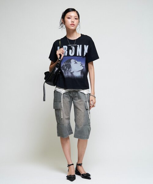 WHO'S WHO gallery(フーズフーギャラリー)の「【KOOKY'N】 BRONX フォトTEE *UNISEX(Tシャツ/カットソー・レディース・ブラック/サックスブルー/ホワイト・SMALL/MEDIUM/LARGE)」の8枚目の写真