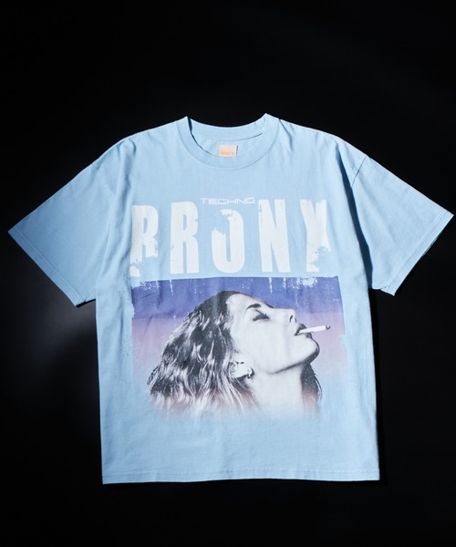 WHO'S WHO gallery(フーズフーギャラリー)の「【KOOKY'N】 BRONX フォトTEE *UNISEX(Tシャツ/カットソー・レディース・ブラック/サックスブルー/ホワイト・SMALL/MEDIUM/LARGE)」の7枚目の写真