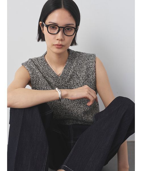 MIESROHE(ミースロエ)の「【洗える】ストレートカーブデニムパンツ(デニムパンツ・レディース・ブルー/ホワイト/インディゴブルー・0/1)」の5枚目の写真