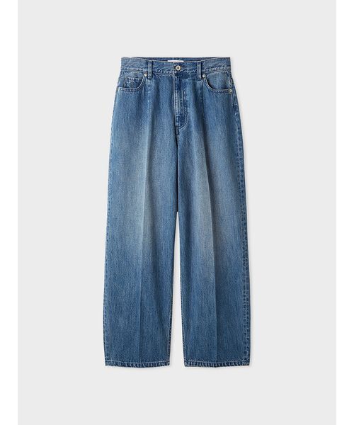 MIESROHE(ミースロエ)の「【洗える】ストレートカーブデニムパンツ(デニムパンツ・レディース・ブルー/ホワイト/インディゴブルー・0/1)」の16枚目の写真