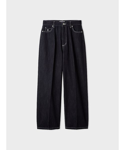 MIESROHE(ミースロエ)の「【洗える】ストレートカーブデニムパンツ(デニムパンツ・レディース・ブルー/ホワイト/インディゴブルー・0/1)」の17枚目の写真