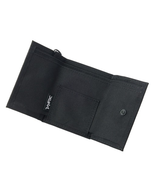 X-girl(エックスガール)の「FACE LABEL SMART MINI WALLET(財布・レディース・カモフラージュ/ブラック/ピンク・ONE SIZE)」の7枚目の写真