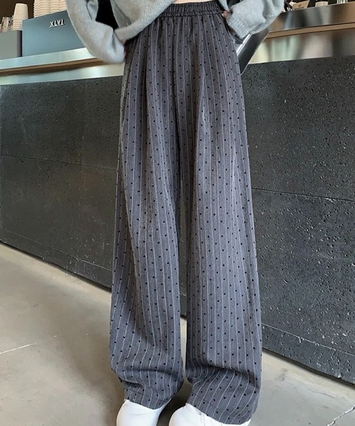 SHOUYO(ショウヨウ)の「ワイドイージーパンツ(その他パンツ・レディース・ダークグレー/ライトグレー・M)」の6枚目の写真