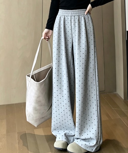 SHOUYO(ショウヨウ)の「ワイドイージーパンツ(その他パンツ・レディース・ダークグレー/ライトグレー・M)」の10枚目の写真