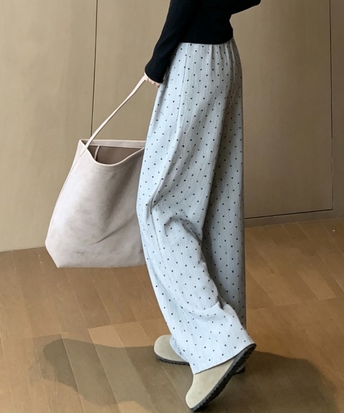 SHOUYO(ショウヨウ)の「ワイドイージーパンツ(その他パンツ・レディース・ダークグレー/ライトグレー・M)」の14枚目の写真