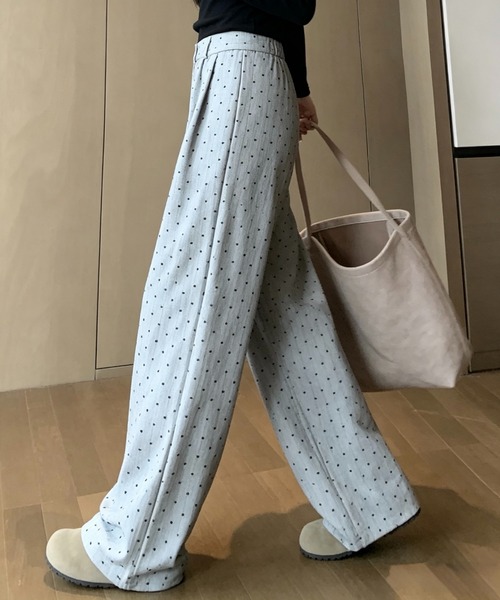 SHOUYO(ショウヨウ)の「ワイドイージーパンツ(その他パンツ・レディース・ダークグレー/ライトグレー・M)」の15枚目の写真