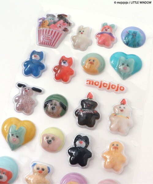 BREEZE（ブリーズ）の「mojojojo ぷっくりクリアシール（ステッカー/テープ・キッズ・レインボー・FREE）」の5枚目の写真