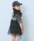 CIAOPANIC TYPY（チャオパニックティピー）の「【KIDS】ドットチュールドッキング配色ステッチワンピース（ワンピース・130）」
