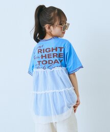 CIAOPANIC TYPY | 【KIDS】ドットチュールドッキング配色ステッチワンピース(ワンピース)