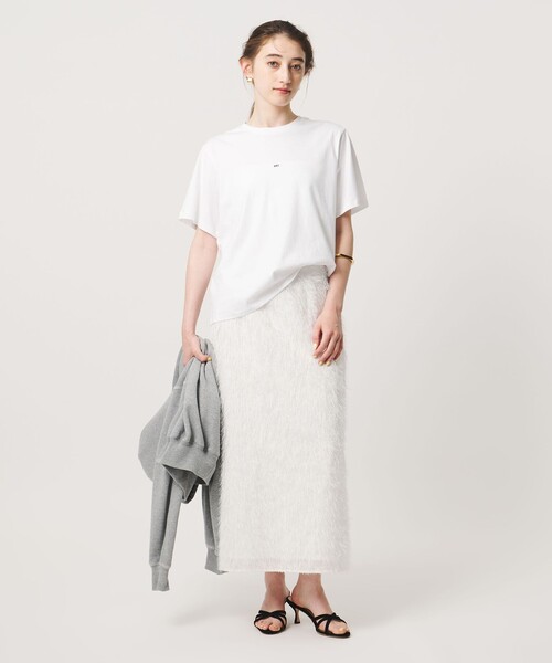 UNITED ARROWS（ユナイテッドアローズ）の「フリンジ タイトスカート（スカート・レディース・ホワイト/ブラック・38/36）」の9枚目の写真