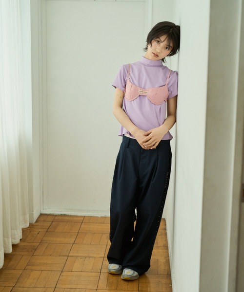 common gull products.(コモンガルプロダクツ)の「芽吹時のスラックス(スラックス・レディース・ネイビー/チャコール/グレー系・SMALL/MEDIUM/LARGE)」の11枚目の写真