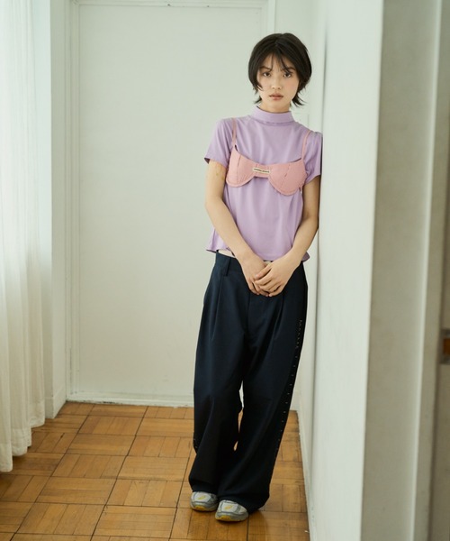 common gull products.(コモンガルプロダクツ)の「芽吹時のスラックス(スラックス・レディース・ネイビー/チャコール/グレー系・SMALL/MEDIUM/LARGE)」の10枚目の写真