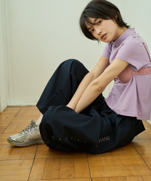 common gull products.(コモンガルプロダクツ)の「芽吹時のスラックス(スラックス・レディース・ネイビー/チャコール/グレー系・SMALL/MEDIUM/LARGE)」の21枚目の写真