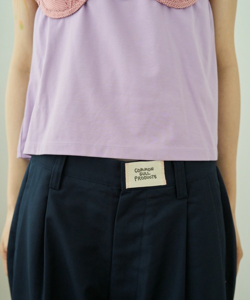 common gull products.(コモンガルプロダクツ)の「芽吹時のスラックス(スラックス・レディース・ネイビー/チャコール/グレー系・SMALL/MEDIUM/LARGE)」の15枚目の写真