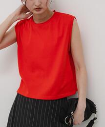 SENSE OF PLACE by URBAN RESEARCH | 『汗ジミ防止』SKINProofノースリーブロールTシャツ(タンクトップ)