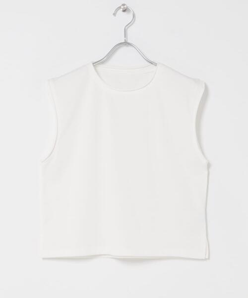 SENSE OF PLACE by URBAN RESEARCH(センスオブプレイスバイアーバンリサーチ)の「『汗ジミ防止』SKINProofノースリーブロールTシャツ(タンクトップ・レディース・レッド/グレー/ブラック/オフホワイト・ONE)」の12枚目の写真