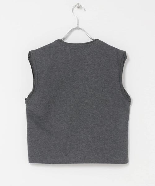 SENSE OF PLACE by URBAN RESEARCH(センスオブプレイスバイアーバンリサーチ)の「『汗ジミ防止』SKINProofノースリーブロールTシャツ(タンクトップ・レディース・レッド/グレー/ブラック/オフホワイト・ONE)」の10枚目の写真