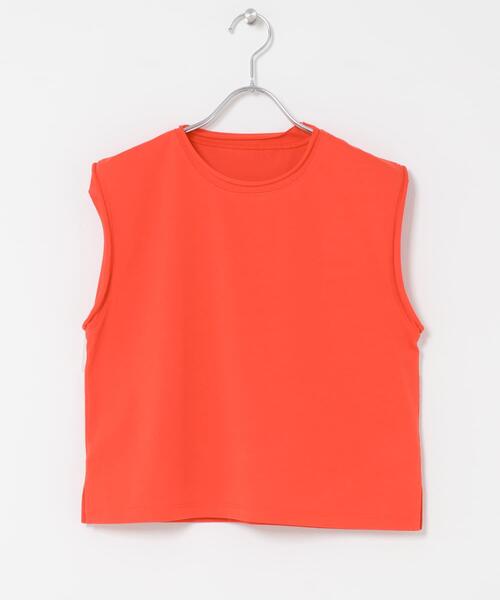 SENSE OF PLACE by URBAN RESEARCH(センスオブプレイスバイアーバンリサーチ)の「『汗ジミ防止』SKINProofノースリーブロールTシャツ(タンクトップ・レディース・レッド/グレー/ブラック/オフホワイト・ONE)」の18枚目の写真