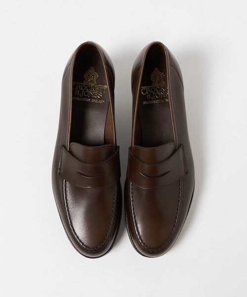 CROCKETT&JONES(クロケットアンドジョーンズ)の「<CROCKETT&JONES>HARVARD2 MILLED CALF ハーバード2/ローファー(ローファー・メンズ・ブラック/ダークブラウン・8h/7/6/5h/8/6h/7h)」の14枚目の写真