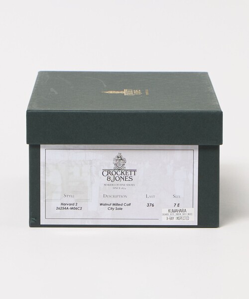 CROCKETT&JONES(クロケットアンドジョーンズ)の「<CROCKETT&JONES>HARVARD2 MILLED CALF ハーバード2/ローファー(ローファー・メンズ・ブラック/ダークブラウン・8h/7/6/5h/8/6h/7h)」の6枚目の写真