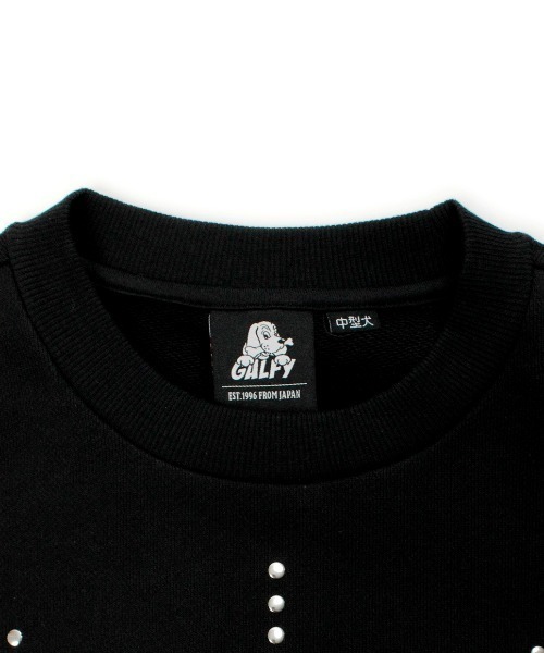 GALFY(ガルフィー)の「【GALFY】鋲中毒スウェット / 【ガルフィー】スタッズ付きスウェット(スウェット・メンズ・チャコール/ブラック/ライトグレー・L/XL)」の13枚目の写真