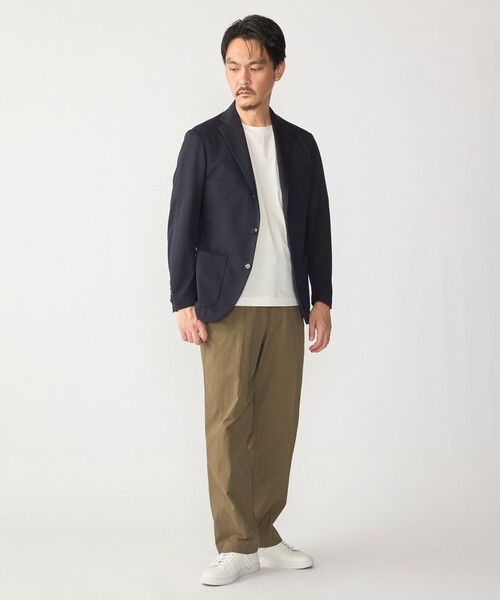 SHIPS(シップス)の「SHIPS:〈FUNCTION〉MADE IN JAPAN ジャージー ライト バスケット ジャケット(テーラードジャケット・メンズ・ネイビー・SMALL/MEDIUM/LARGE/X-LARGE)」の11枚目の写真