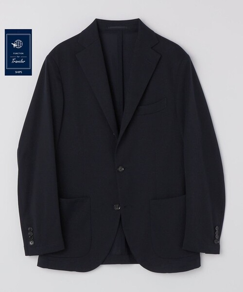 SHIPS(シップス)の「SHIPS:〈FUNCTION〉MADE IN JAPAN ジャージー ライト バスケット ジャケット(テーラードジャケット・メンズ・ネイビー・SMALL/MEDIUM/LARGE/X-LARGE)」の12枚目の写真
