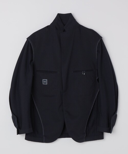 SHIPS(シップス)の「SHIPS:〈FUNCTION〉MADE IN JAPAN ジャージー ライト バスケット ジャケット(テーラードジャケット・メンズ・ネイビー・SMALL/MEDIUM/LARGE/X-LARGE)」の14枚目の写真
