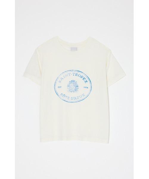 MOUSSY(マウジー)の「YACHT CLUB OPAL Tシャツ(Tシャツ/カットソー・レディース・ライトブルー/ホワイト/ネイビー・FREE)」の6枚目の写真