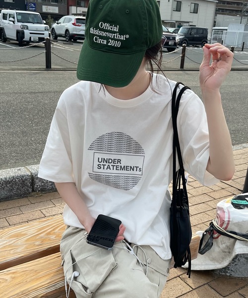 UNDERSTATEMENTs(アンダーステイトメント)の「【ユニセックス】サークルロゴアソートTシャツ(Tシャツ/カットソー・メンズ・ホワイト系/ホワイト系その他・MEDIUM/LARGE)」の2枚目の写真