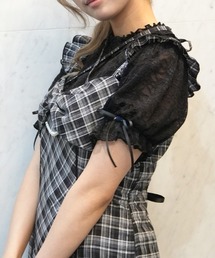 総レースパフ袖PO