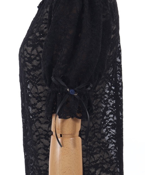 axes femme POETIQUE(アクシーズファムポエティック)の「総レースパフ袖PO(Tシャツ/カットソー・レディース・ブラック/ピンク/ホワイト・MEDIUM)」の22枚目の写真
